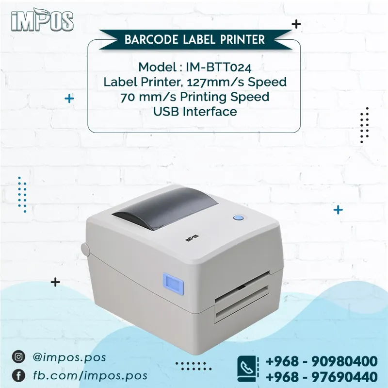 IMPOS BARCODE PRINTER IM-BTT024
