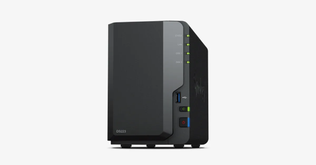 Synology DS223 2-Bay Network Attached Storage