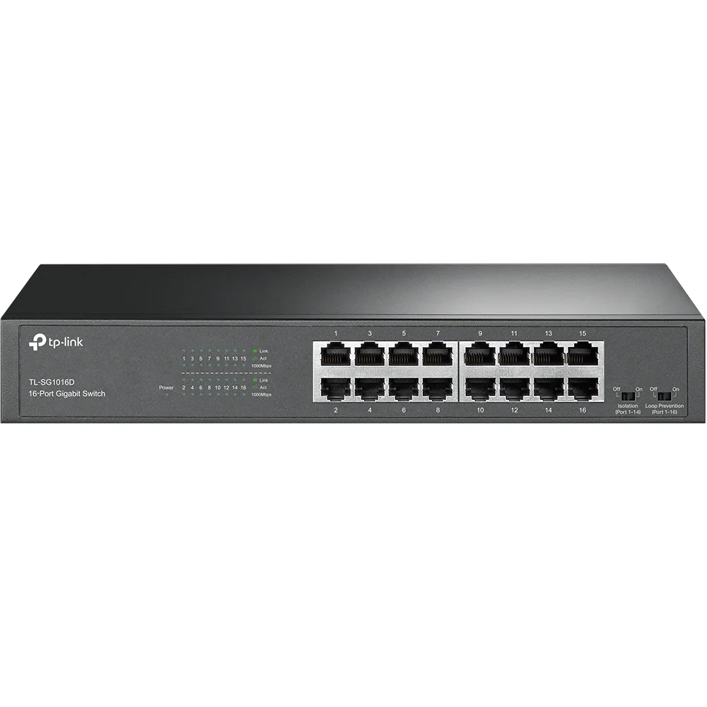 TP-Link TL-SG1016D 16-Port Gigabit Desktop Switch