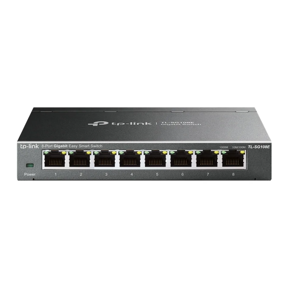 TP-Link TL-SG108E سويتش ذكي 8 منافذ غيغابت